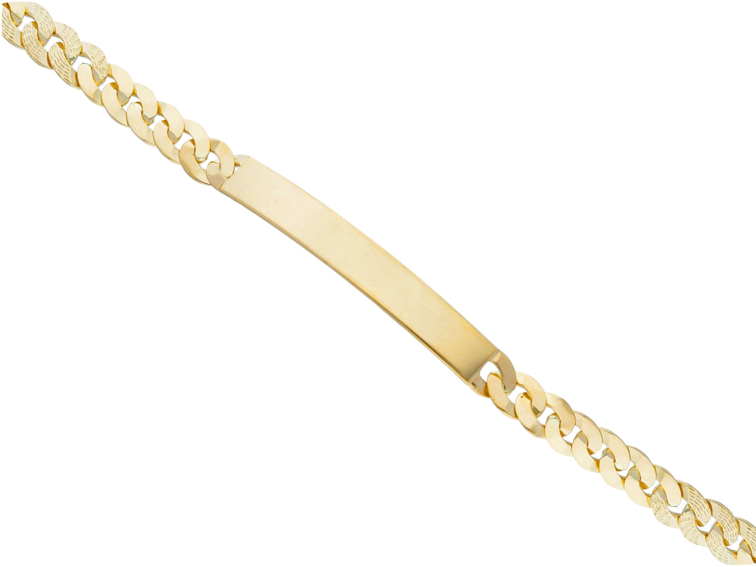 Stylish 18ct Yellow Gold Bracelet 20cm