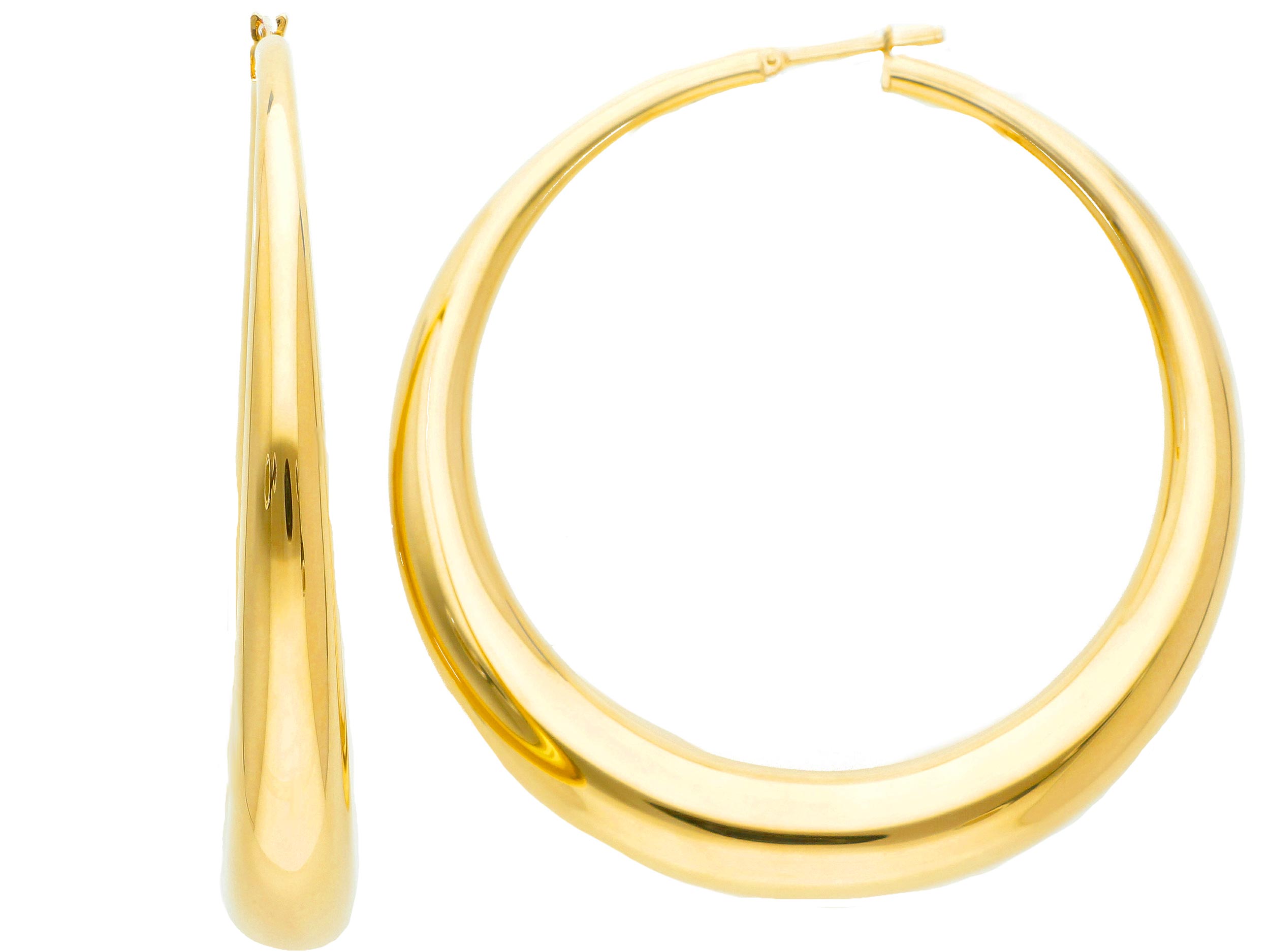 Beautiful 18ct Yellow Gold Hoop Earrings