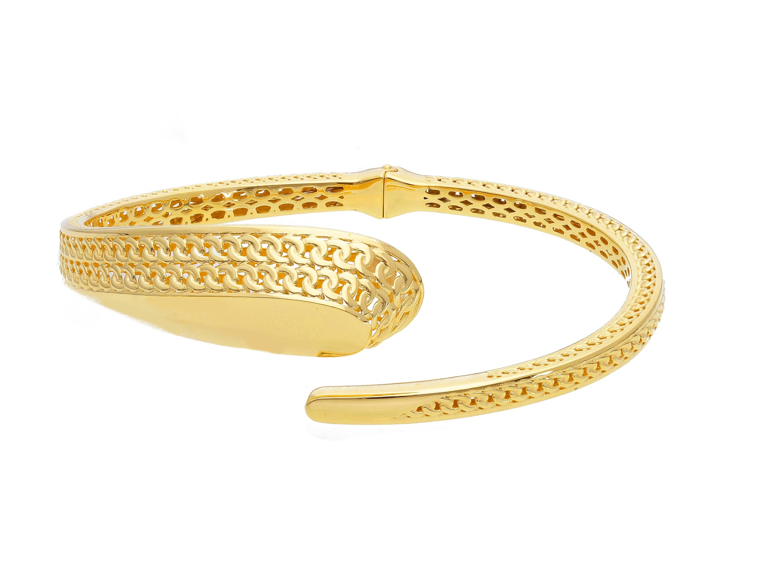 Beautiful 18ct Yellow Gold Contrarie Bracelet