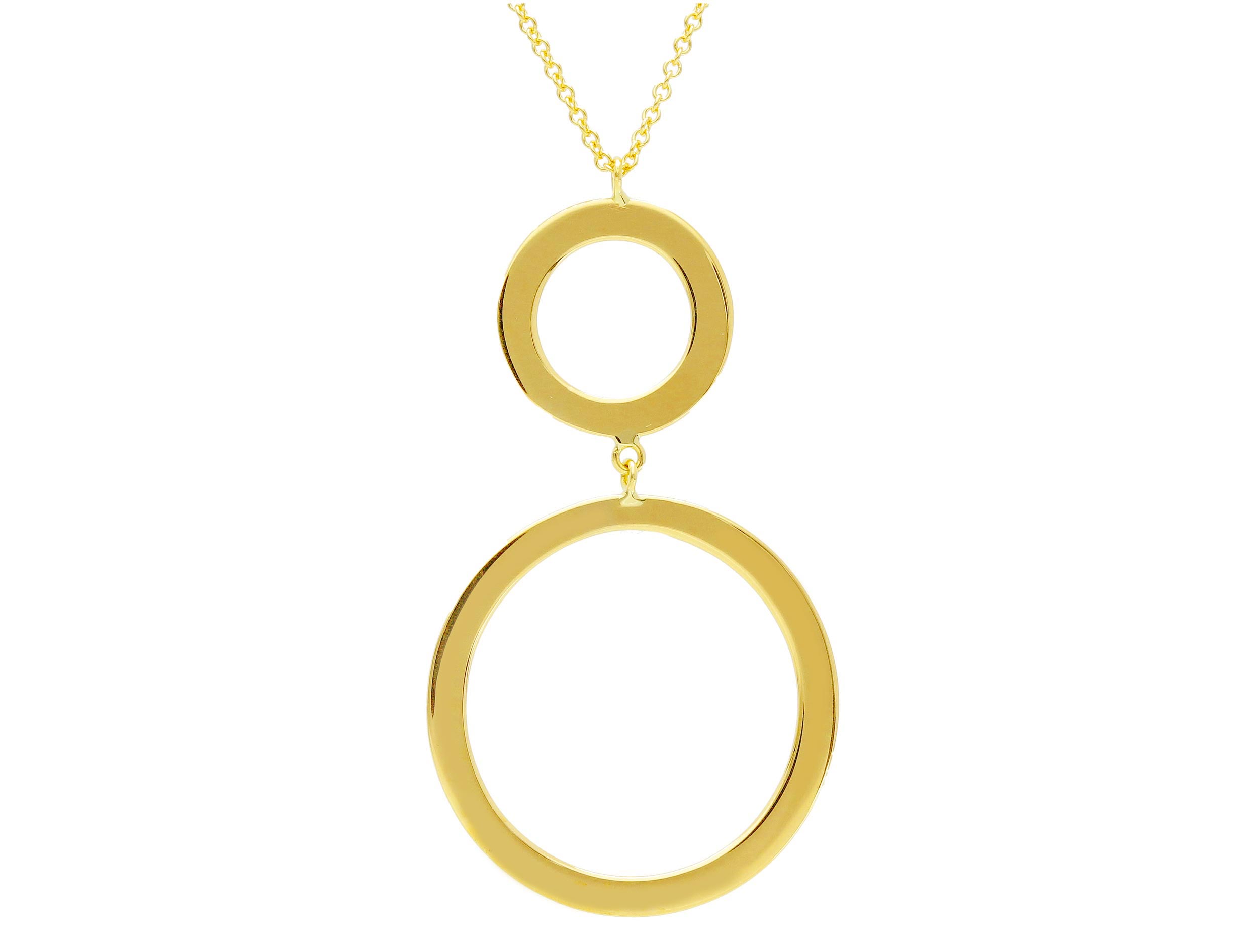 Beautiful 18ct Yellow Gold Fixed Pendant Necklace